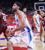 Patricio Garino, uno de los puntos altos de la Selección. (Fuente: FIBA)