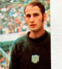 Edgardo Andrada en su época de jugador, custodiando el arco.