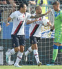 Palacio, autor del segundo gol de Bologna. (Fuente: EFE)