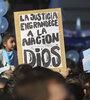 Una marcha evangélica antiderechos: los grupos religiosos mantuvieron su presencia también en la calle.