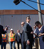 "Gran progreso en el muro" dijo Trump en el área de Otay Mesa.  (Fuente: AFP)