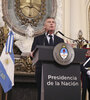 MauricioMacri junto al ministro Germán Garavano. (Fuente: NA)