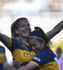 Fanny Rodríguez, ex River, fue la goleadora de Boca con tres tantos. (Fuente: AFP)