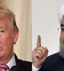 Trump y Rohani protagonizan una escalada que tensó al máximo la relación bilateral. (Fuente: AFP)