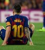 Messi va de lesión en lesión en el inicio de la 2019-2020. (Fuente: AFP)