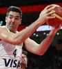 Luis Scola, de 39 años, figura de la Selección Argentina. (Fuente: EFE)