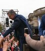 Al presidente Mauricio Macri le tocó caravana por Santa Fe.  