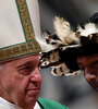 Francisco inauguró el Sínodo de la Amazonia en la basílica de San Pedro.  (Fuente: AFP)