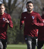 Los jugadores de River se entrenaron primero y viajaron luego a Mendoza.