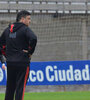 Apuzzo, al frente de la levantada de Huracán. (Fuente: Prensa Huracán)