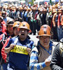 Trabajadores mineros marcharon en apoyo al gobierno de Evo Morales.  (Fuente: AFP)