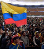 Asamblea de la CONAIE en la Casa de la Cultura de Quito. (Fuente: AFP)