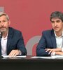 Rogelio Frigerio y Adrián Pérez anunciaron los resultados finales.