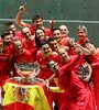 Rafael Nadal lideró a España hasta para el festejo. (Fuente: EFE)
