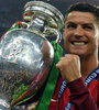 Cristiano Ronaldo festeja la última Eurocopa ganada por Portugal. (Fuente: AFP)