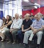 Los referentes político-partidarios y el intendente Javkin en el homenaje a Estévez Boero.