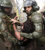 AI denunció la violenta represión de las manifestaciones populares en Chile. (Fuente: AFP)