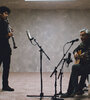 Caetano Veloso con el clarinetista Iván Sacerdote