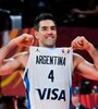 Luis Scola, referente del la Selección de básquetbol. (Fuente: AFP)