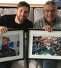 Claudio Tapia junto a Lionel Messi