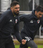 Pratto y Scocco se movieron con normalidad.