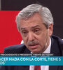 Alberto Fernández protagonizó varios contrapuntos con Joaquín Morales Solá durante una entrevista en TN: