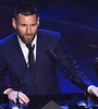 Lionel Messi ganó el premio que entrega la FIFA en 2019. (Fuente: AFP)