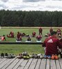 Pretemporada de River a inicios de año en San Martín de los Andes. Quintero, volvió a Colombia; Armani, se quedó. (Fuente: NA)