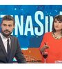 Diego Leuco y María Laura Santillán, caras visibles de un noticiero que sintetiza el mal momento por el que atraviesa el canal. 