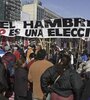 La marcha fue impulsada por el FOL y el Frente Popular Darío Santillán. (Fuente: AFP)