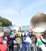 Barrios de Pie encabezó la protesta en el Obelisco.