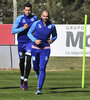 A correr: Marcelo Díaz, Leonardo Sigali,  Lisandro López y Nery Domínguez.