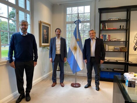 Alberto Fernández se reunió con el gerente de Pfizer y con Fernando Polack
