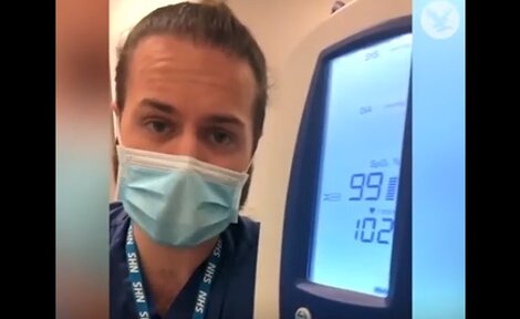 El video con el que un médico inglés demuestra que los barbijos no reducen el oxígeno