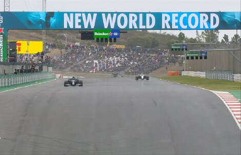Hamilton ganó en Portugal y superó el récord de Schumacher