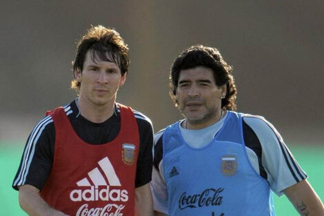 Emotivo mensaje de Messi para Maradona 
