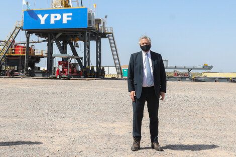 Alberto Fernández inaugura la planta de generación de energía de YPF- LPC