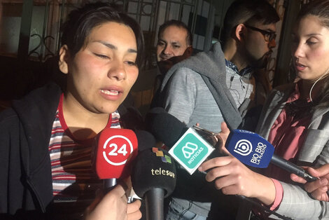 La dirigente estudiantil chilena secuestrada, golpeada y lastimada
