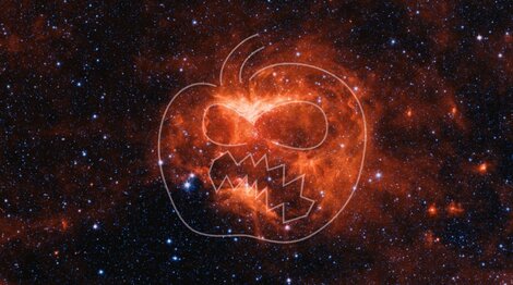 La calabaza cósmica que la NASA presentó por Halloween