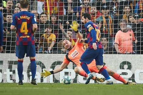Messi anotó por cuatro en la goleada del Barcelona