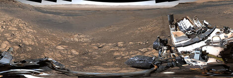 La impresionante foto panorámica de Marte que tomó la NASA