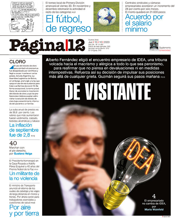 Edición Impresa 15-10-2020 | Página|12