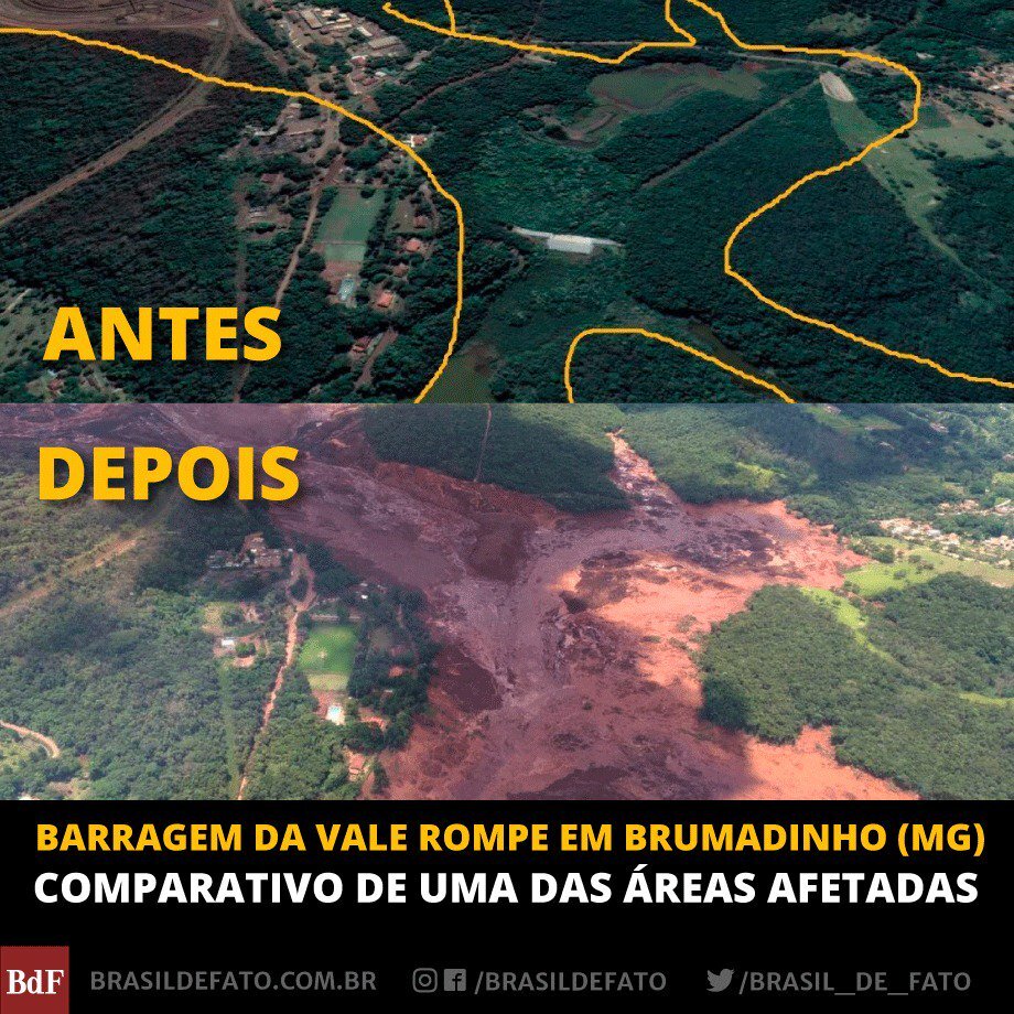 Desastre en Brasil Se rompió una represa 7 muertos y 150