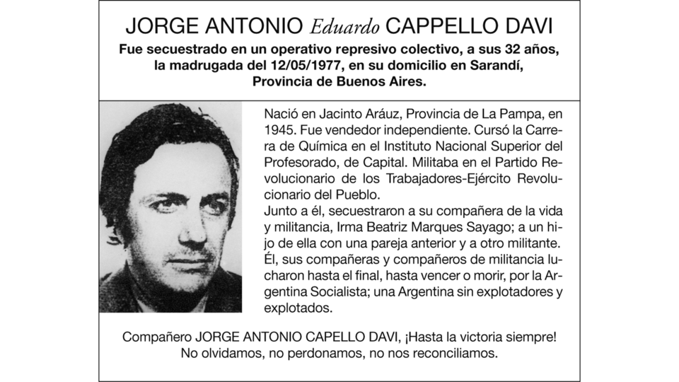 Antonio Cappello Davi, Mónica María Candelaria Mignone, Pablo