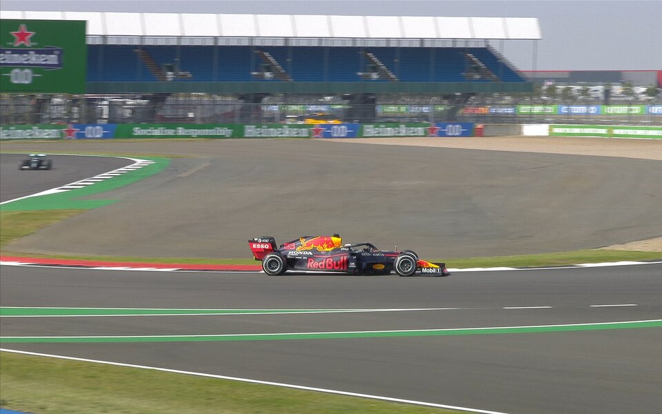 Max Verstappen cortó la racha de los Mercedes y se quedó con el triunfo en Silverstone. (Fuente: Prensa F1)