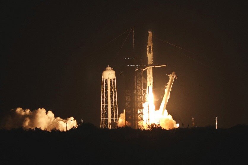 SpaceX lanzó con la NASA otra misión tripulada a la Estación Espacial