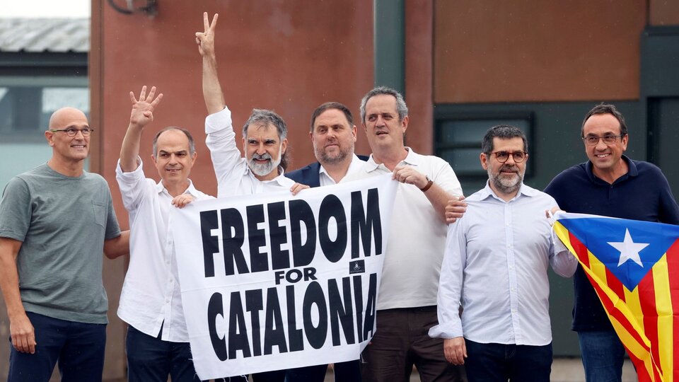 Fueron liberados los líderes independentistas catalanes