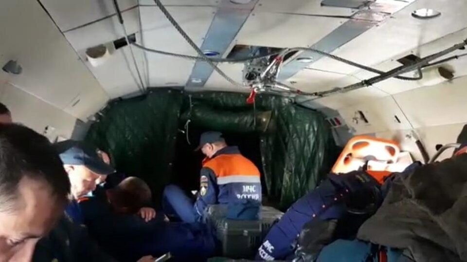 Se estrelló un avión ruso en Kamchatka