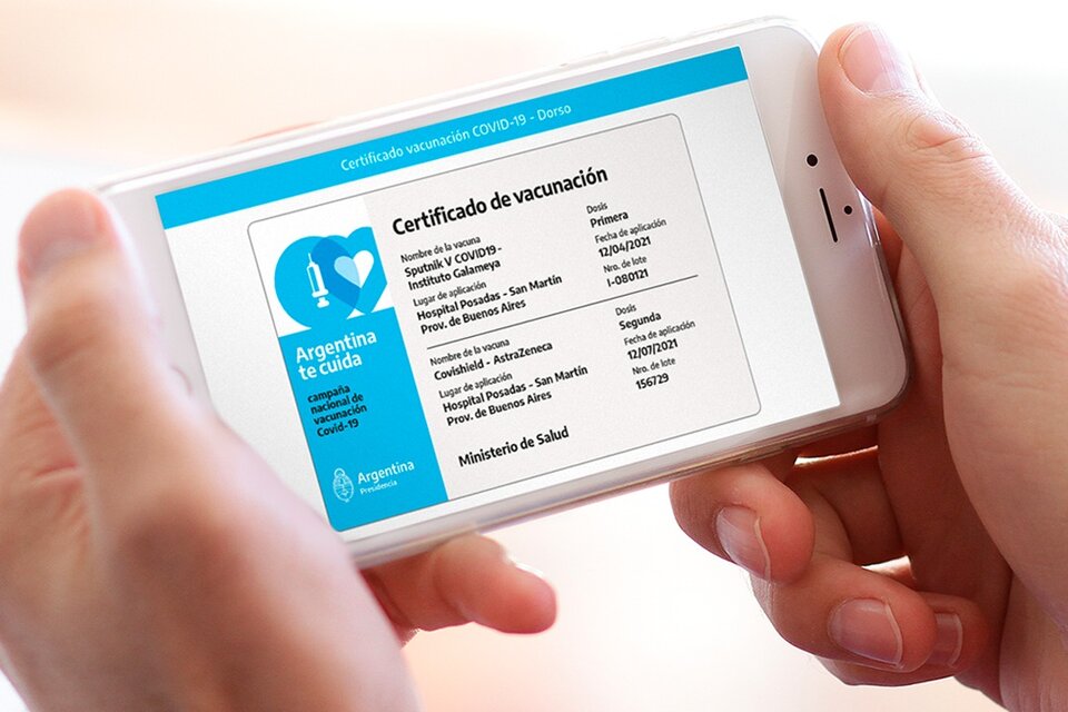 Cómo obtener el certificado digital de vacunación a través de la app Mi Argentina 