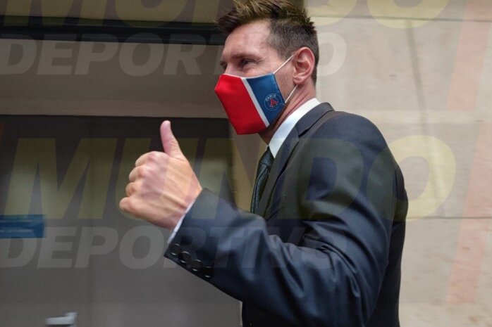 La primera foto de Messi con los colores del PSG